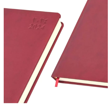 FIS A4 Diary 2024 (Arabic/English) Maroon - FSDI45AE24MR