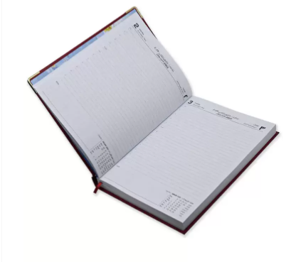 FIS Executive Daily Diary 2023 (Arabic/English) Maroon - FSDI88AE23MR