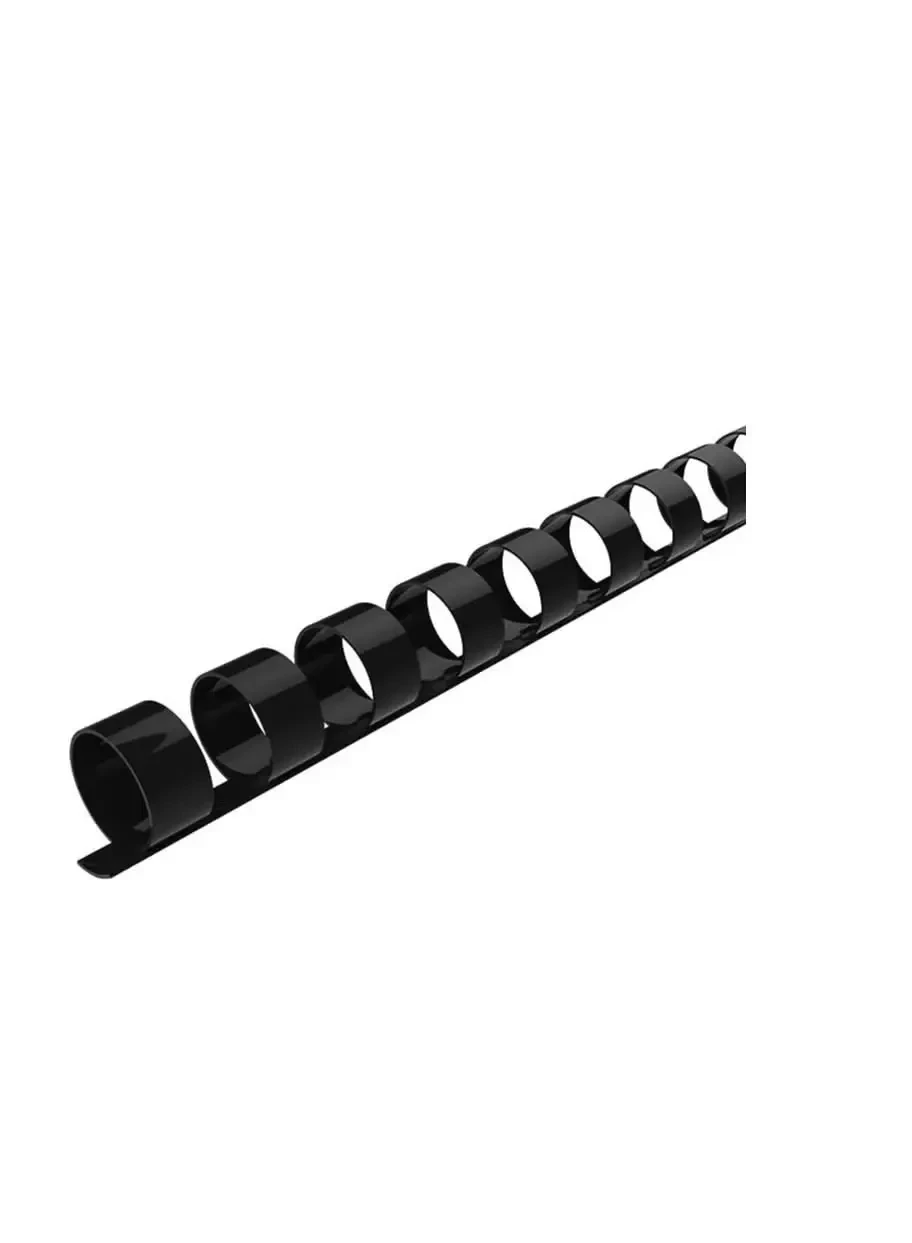 Partner 100-Piece Binding Combs 16Mm Black