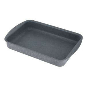 Royalford 30Cm Rectangle Baking tray - Aluminium - Grey