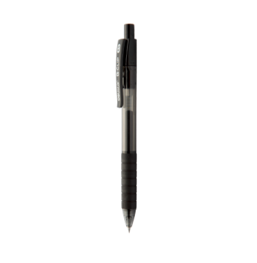 S06 Black Retractable Gel Pen 0.5mm Black