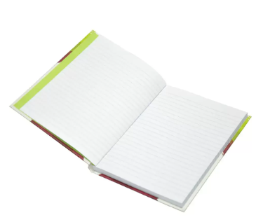 Light Hard Cover Notebook, Pack of 5 Pieces, Single Line, A5 Size, 100 Sheets - LINBA51804