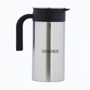 Royalford 15L Hydra Water Jug With Lid - Stainless Steel - Silver - 15 LITER