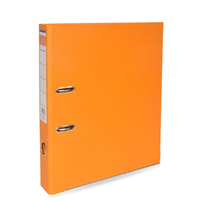 Pack of 24 Pieces Fixed Mechanism Box File Folder Orange