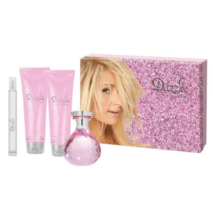 PARIS HILTON DAZZLE (W) SET EDP 125ML + EDP 10ML + BL 90ML + BATH & SG 90ML