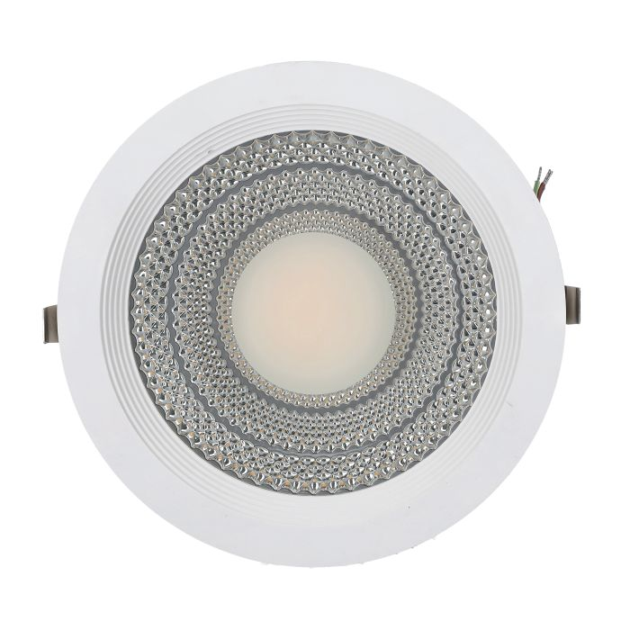 Geepas GESL55077 Round Slim Downlight Led 30W - Downlight Ceiling Light | Natural Cool White 3000K | Long Life Burning Hours | Energy Saving| Ideal For Home Hotel Restaurants & More 1 Year Warranty