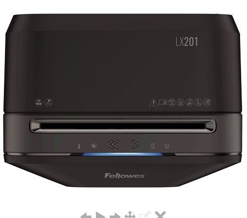 Fellowes LX201 Micro Cut Shredder Black