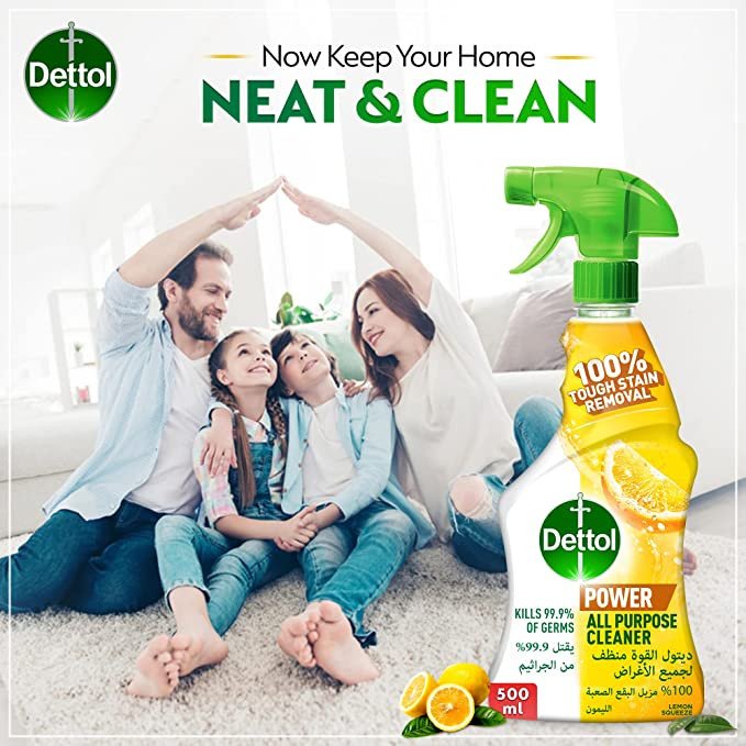 Dettol Lemon Healthy Home All Purpose Cleaner Trigger 500ML