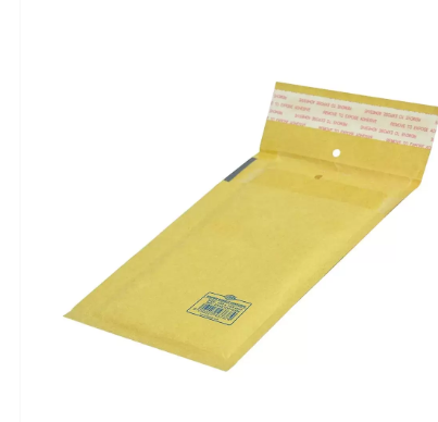 FIS Brown Bubble Envelopes, Peel and Seal, Pack 12 Pieces, 100X165 mm Size - FSAE100165N
