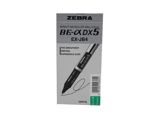 Zebra Pen Roller 0.5 (BE-XDX5) 10pcs/Box, Green
