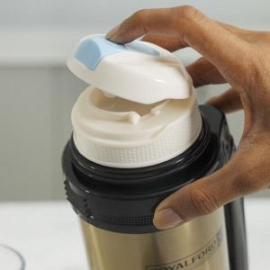 Royalford Travel Vacuum Bottle - Stainless Steel - Assorted - 18 L