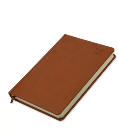 FIS A5 Diary 2023 (Arabic/English) Brown - FSDI19AE23BR