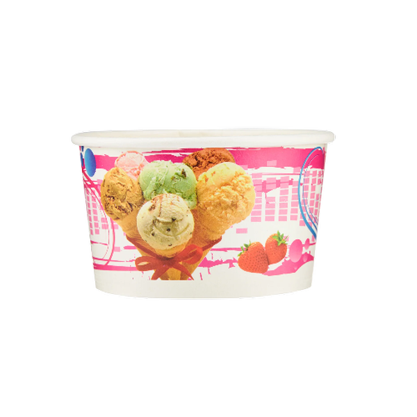 750ml Paper Ice Cream Cup 1000 Pieces