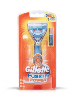 Fusion, Power Shaving Razor, Multicolour