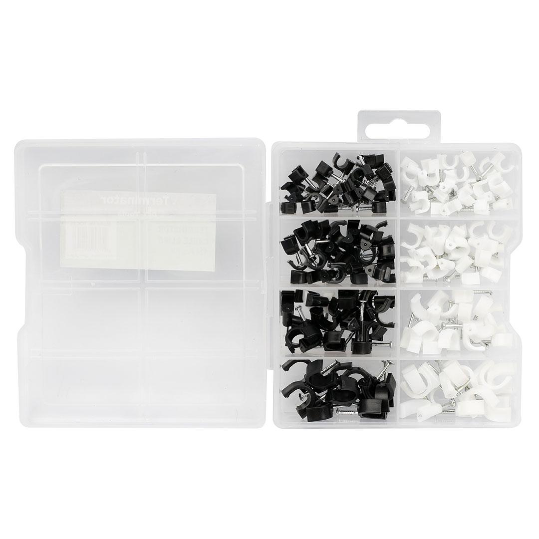 Cable Clips 134 Pcs Kit