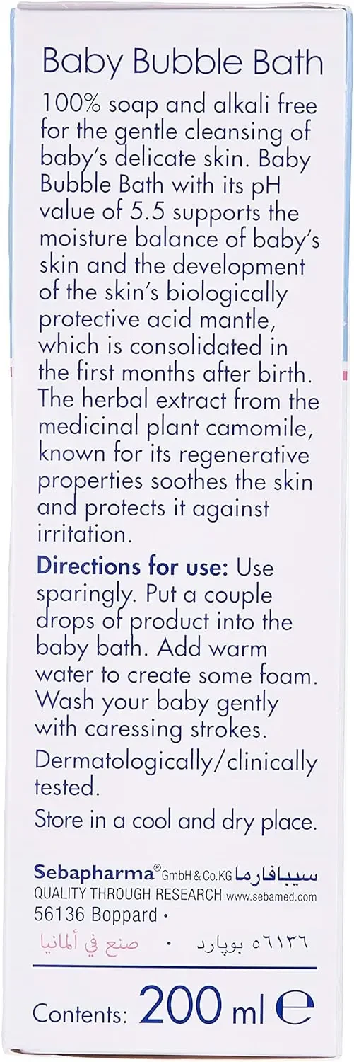 Sebamed Baby Bubble Bath 200ml X 2