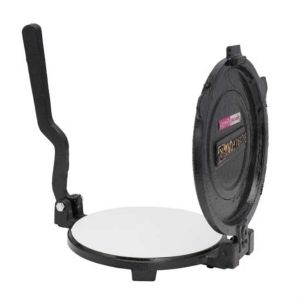 Royalford Mica Plate Chapati Press Heavy Body - Iron Body & Mica Plate - Black - 20 cm