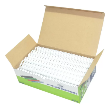 FIS 22 mm Plastic Binding Rings 190 Sheets - FSBD22WH