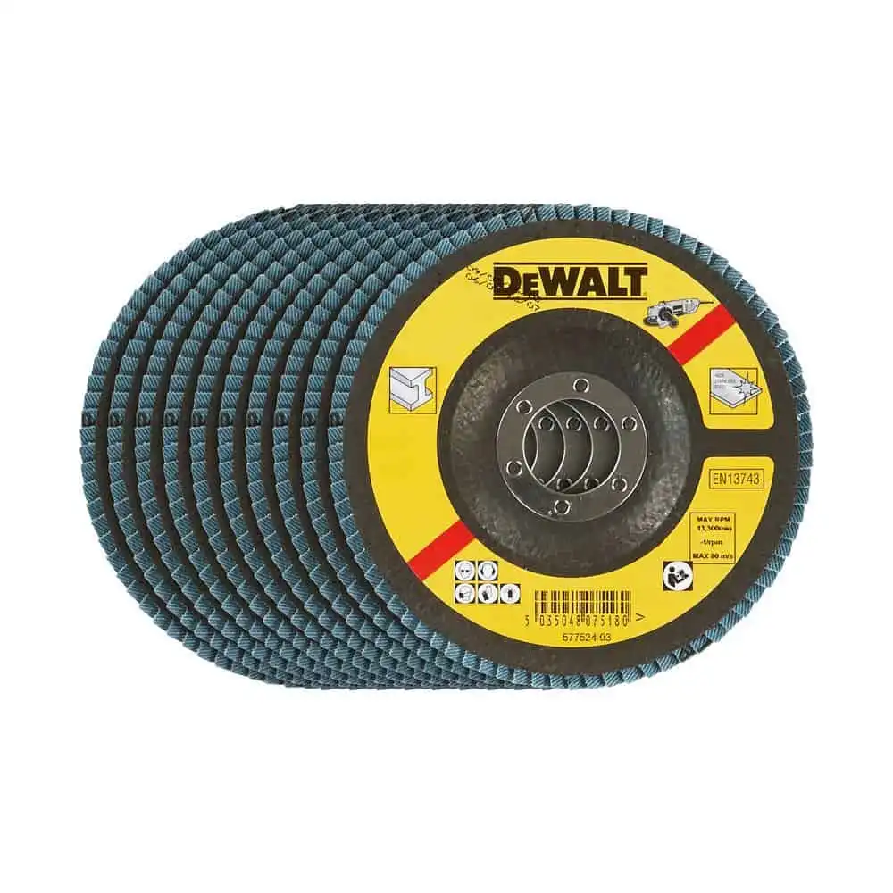 Type 29, 115mm Flap Disc, 60 Grits (Pack Of 10)