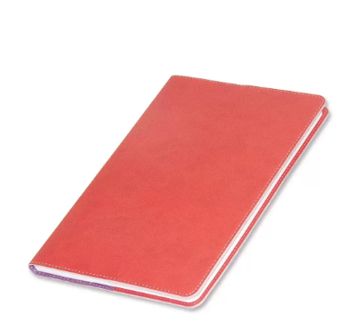 FIS Executive Soft Cover Notebook, Italian Pu Cover, Single Ruled, 96 Sheets With Gift Box, Maroon Color, A7 (74 X 105 mm) - FSNBA7MR