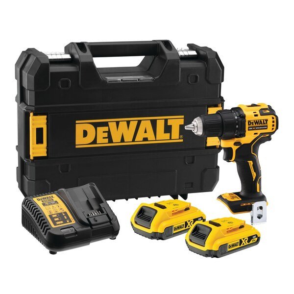 DEWALT DCD708D2T-GB 18V XR BRUSHLESS COMPACT DRILL DRIVER – 2 X 2AH