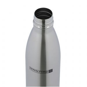 Royalford 750Ml Vacuum Bottle Water Bottle - Stainless Steel - Silver