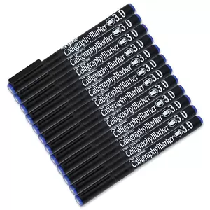 Artline Calligraphy Marker Pack of 12 Blue 3.0mm - ARMKEK-813BL