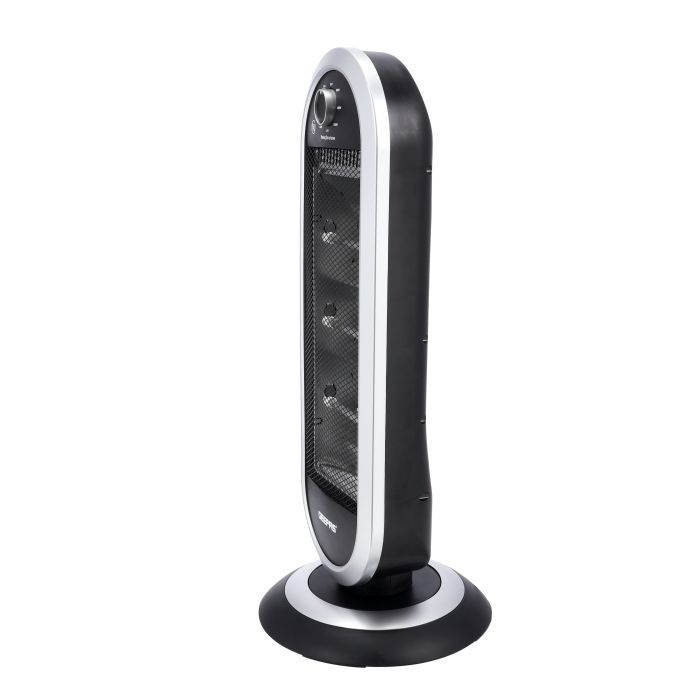 Quartz Heater, Adjustable Thermostat, GQH28523 - Instant Heating, Automatic Tip-Over Protection ,400W/800W/1200W Heating Power, Wide Angle Oscillation