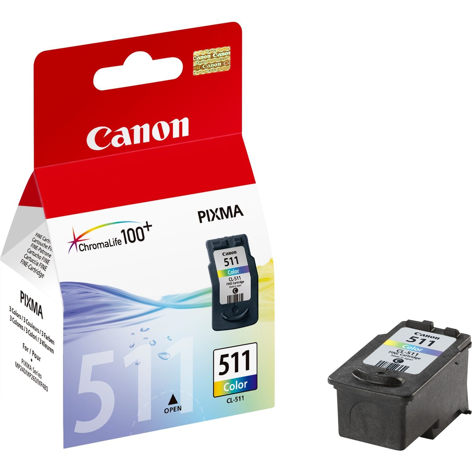 Canon CL-511 C/M/Y Colour Ink Cartridge