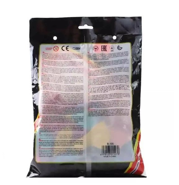 Balloons, Assorted Colors - Pack of 100 Pieces