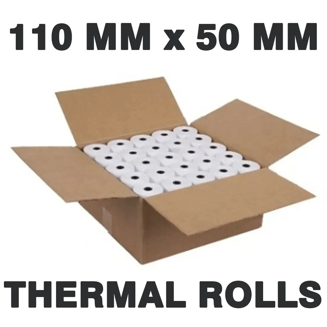 110mm X 50mm Thermal Paper Rolls for Mobile POS machines
