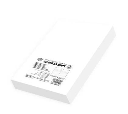 FIS Golden Diary 2023 (Arabic/English) A5, Italian PU, 1-Side Padded, Green - FSDI20AEG23GR