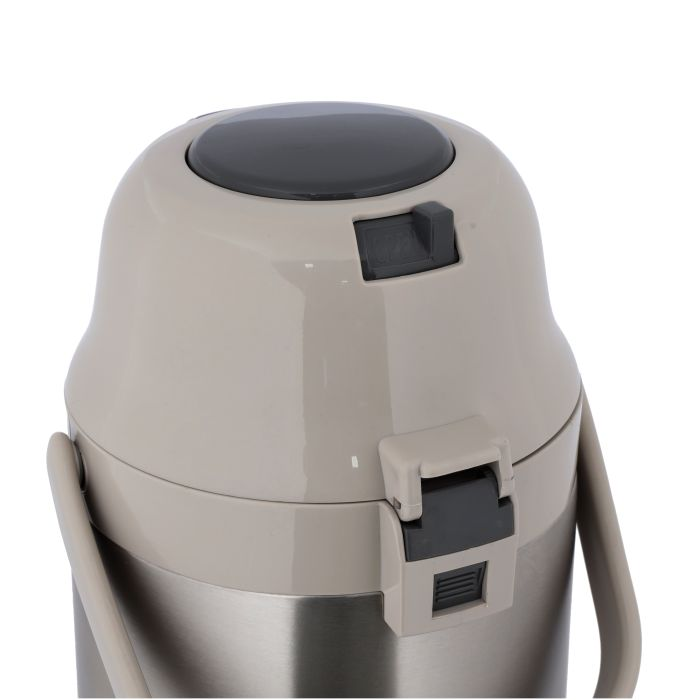 Thermo Airpot Flask, H360 Rotating Base, Portable, RF10123 | Asbestos-Free Glass Inner | Leak-Resistant | Splash-Proof Nozzle| Keep Drinks Hot Or Cold For Hours