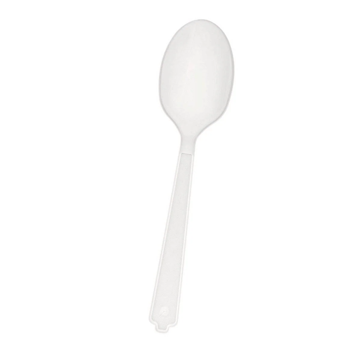 Plastic Medium Duty White PP Spoon 1000 Pieces