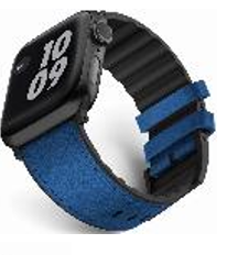 Viva Madrid Ventrux Leather Strap   Apple Watch 42/44/45m-Eventide Blue