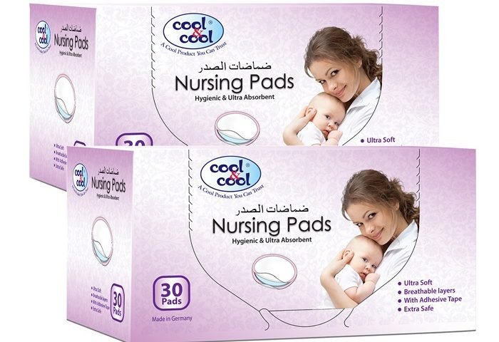 Cool & Cool Hygienic & Ultra Absorbent Nursing Pads, 30 Sheets