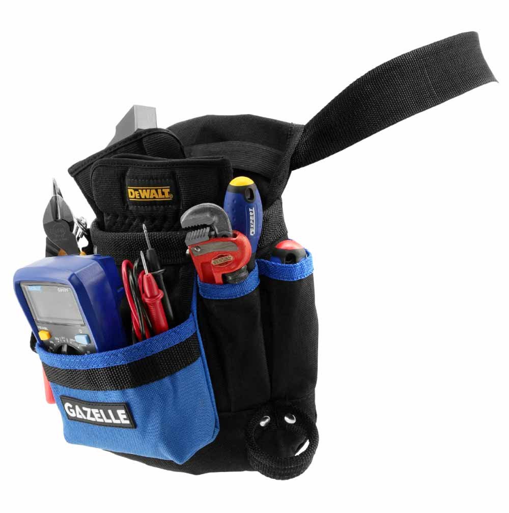 GAZELLE G8201 7-POCKET TOOL BAG WITH BELT