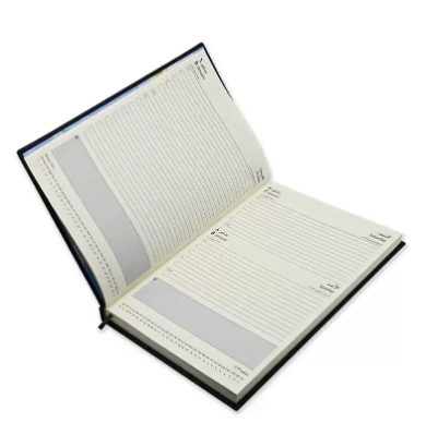 FIS A4 Diary 2023 Arabic/English (Saturday & Sunday Combined) Black - FSDI48AEP23BK