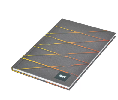 5-Piece Light Hard Cover Notebook, Single Ruled (100 Sheet) A5 Size - LINBA51508