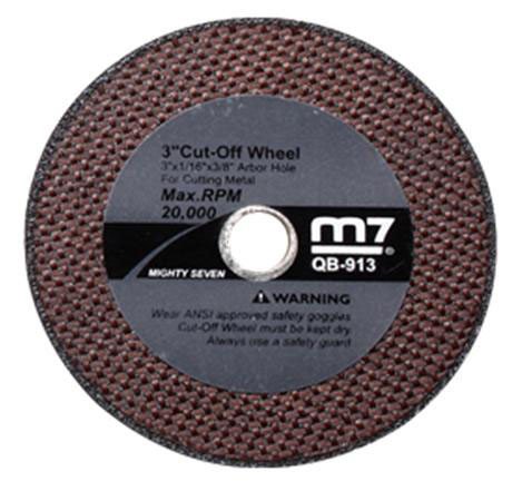 MIGHTY SEVEN QB-913 3-INCH CUT-OFF WHEEL