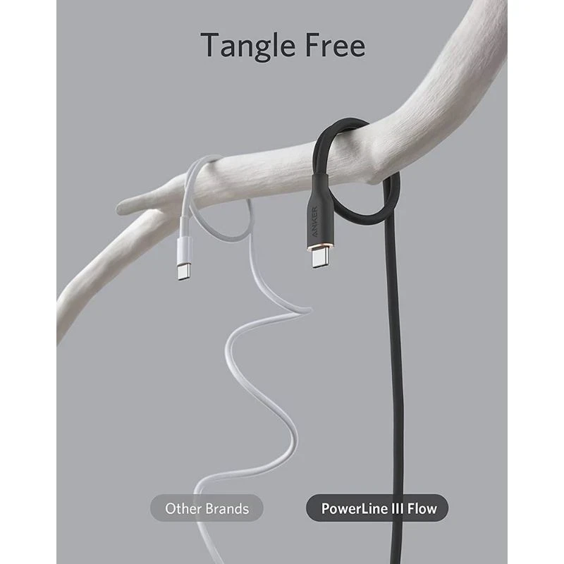 Anker Power Line III Flow USB-C to USB-C Cable Black