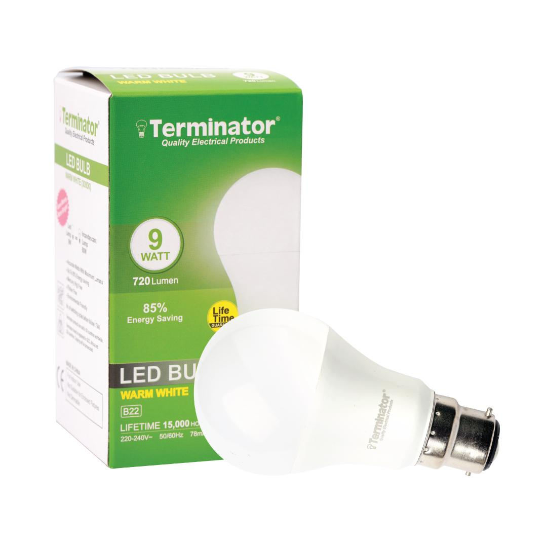 LED Bulb 9W Warm White B22
