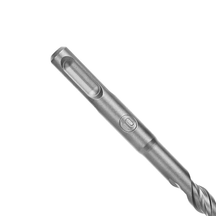 Geepas Chisel Bit Round 10mm - 160mm Long, Perfect For Compacting, Grooving, Cutting & More | 95mm Long Working | Compatible For Drill, Rotary Hammers, And Impact Hammer | Ideal For Plumbers, DIYers, 
