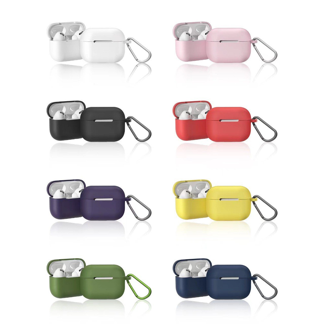 Green Berlin Series Silicone Case for Airpods Pro - Assorted colour