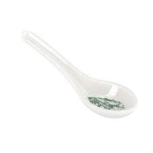 Royalford Melamine Ware Soup Spoon - Melamine - White - RF9897