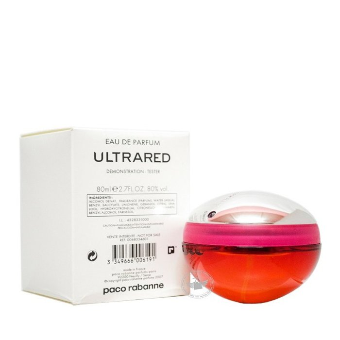 PACO RABANNE ULTRARED (W) EDP 80ML TESTER
