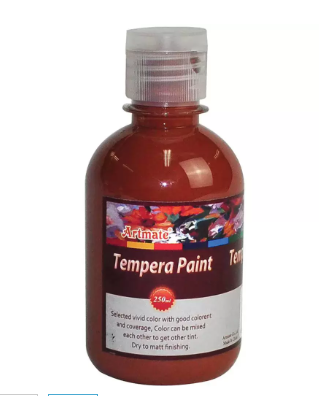 Artmate Tempera Poster (burnt Sienna) - 250 Ml