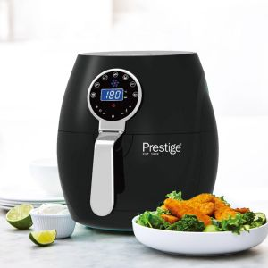 Prestige Air Fryer 32 Litre - Aluminium - Black