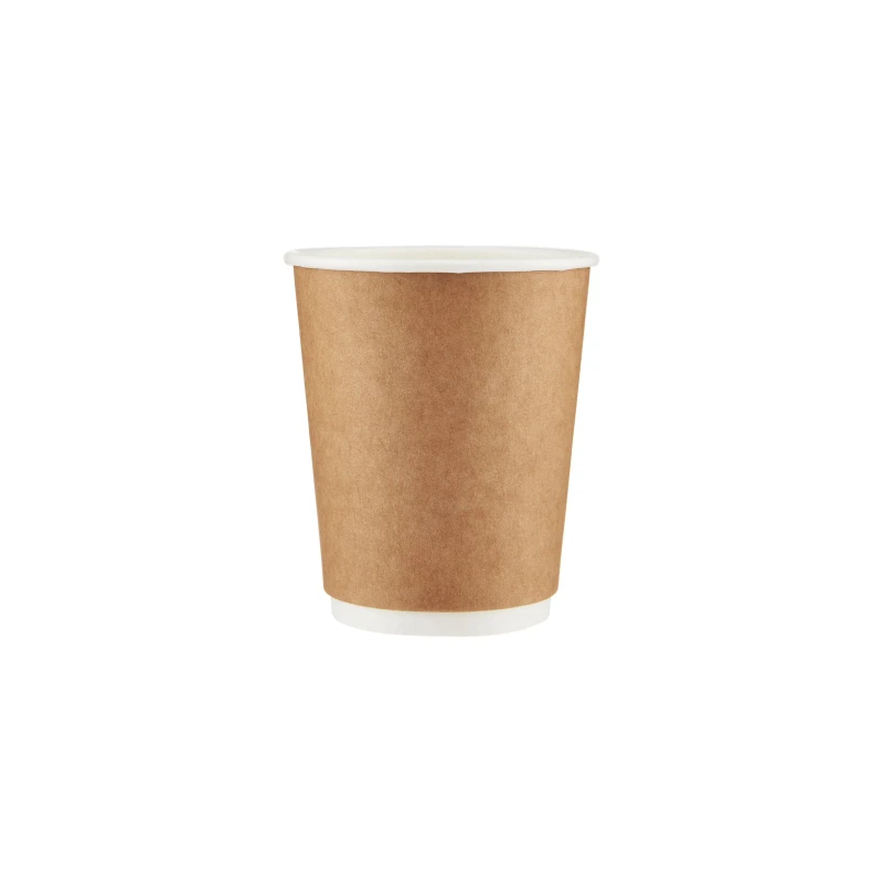 Kraft Double Wall Paper Cups 8oz