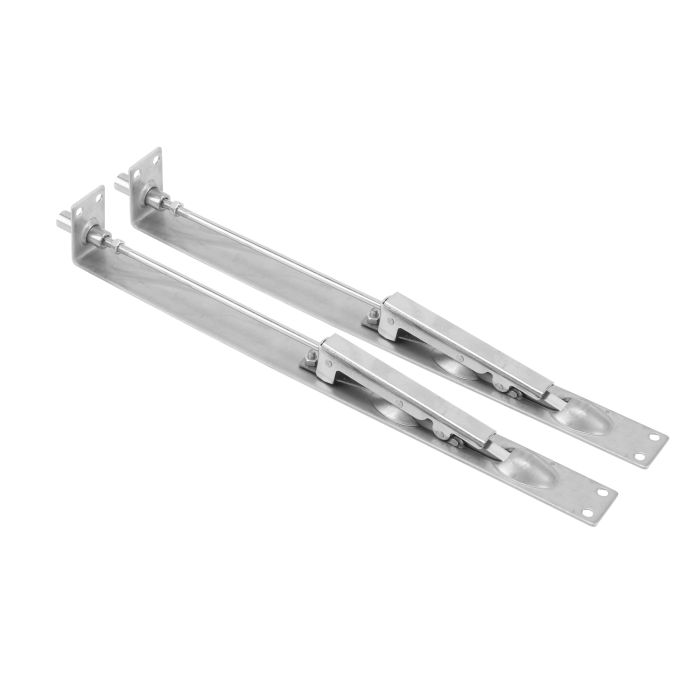 Geepas Flush Tower Bolt 300mm - Stainless Steel Push Button Door Flush Bolt Latch Catch | Ideal For All Types Of Wooden & Metal Doors